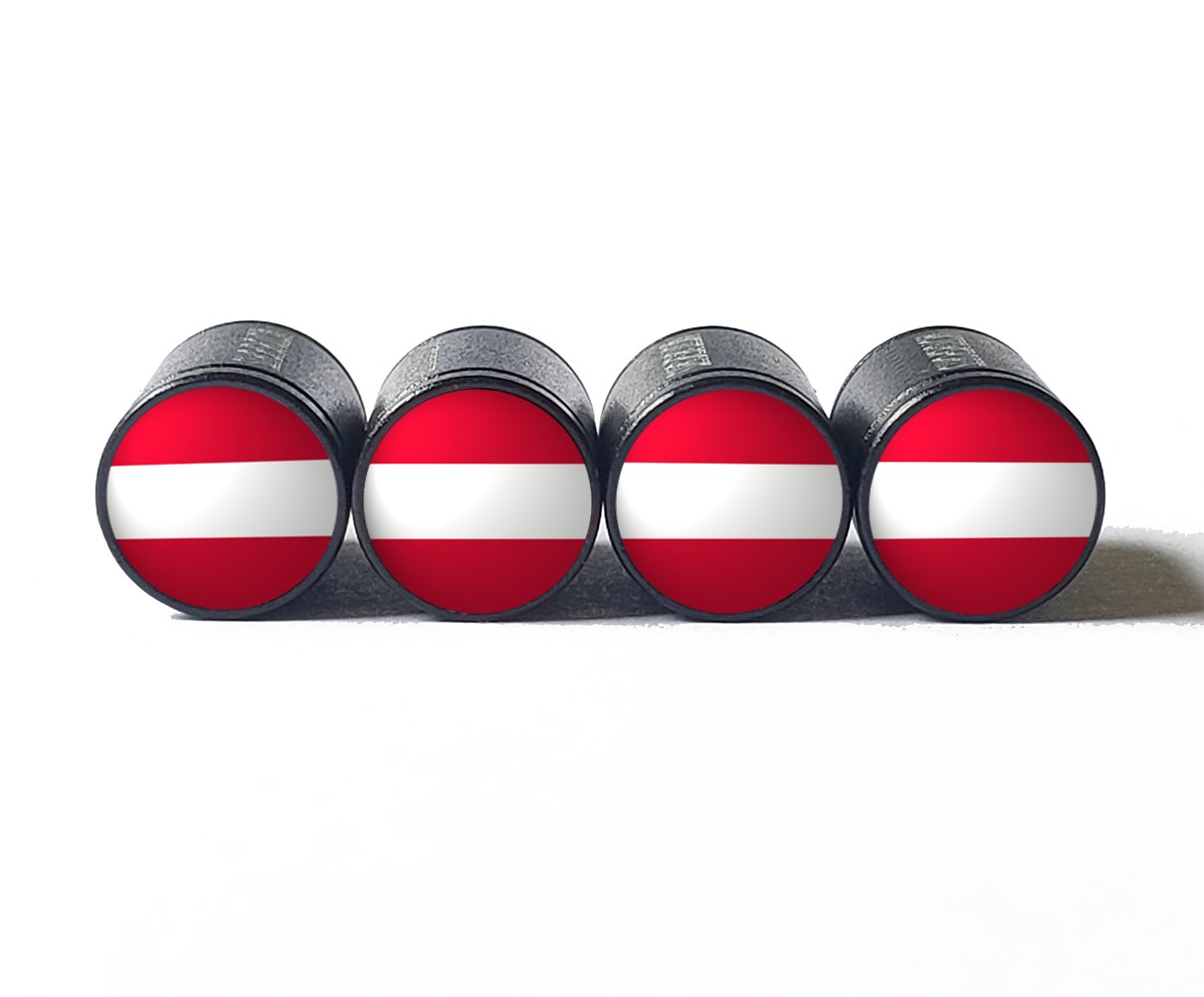 German Flag Aluminum Valve Stem Caps - Show Your Colors!