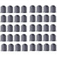 Gray Tire Valve Caps (Style 2) - Plastic - Sets of 10, 25, 50 or 100 - Universal, Fits all Vehicles