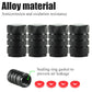 Black Barrel Aluminum Tire Valve Caps - Universal, Fits on all Vehicles