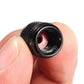 Black Dome Aluminum Tire Valve Caps - Universal, Fits all Vehicles