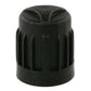 Black Tire Valve Caps - Heavy Duty Plastic - Universal