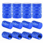 Blue Barrel Aluminum Tire Valve Caps - Universal, Fits on all Vehicles