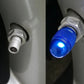 Blue Dome Aluminum Tire Valve Caps - Universal, Fits all Vehicles