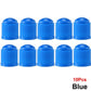 Blue Tire Valve Caps - Plastic - Universal