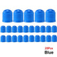 Blue Tire Valve Caps - Plastic - Universal