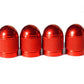 Dome Aluminum Tire Valve Caps - Universal, Fits all Vehicles