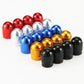 Dome Aluminum Tire Valve Caps - Universal, Fits all Vehicles