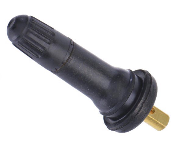 Extended Black Tire Valve Caps - Heavy Duty Plastic - Universal