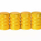 Gold Barrel Aluminum Tire Valve Caps - Universal, Fits on all Vehicles