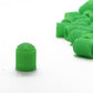 Green Tire Valve Caps - Plastic - Universal