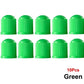 Green Tire Valve Caps - Plastic - Universal