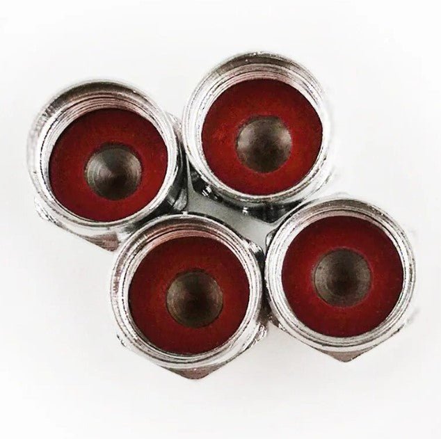 Heavy Duty Metal Dome Tire Valve Stem Caps - Universal