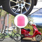 Pink Tire Valve Caps - Plastic - Universal