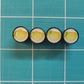 Lemon Tire Valve Caps - Black Aluminum - Set of Four