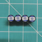 Israeli Israel Flag Tire Valve Caps - Black Aluminum - Set of Four