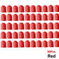 Red Tire Valve Caps - Plastic - Universal