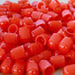 Red Tire Valve Caps - Plastic - Universal