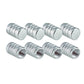 Silver Barrel Aluminum Tire Valve Caps - Universal, Fits on all Vehicles