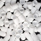 White Tire Valve Caps - Plastic - Universal