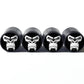 Angry Gorilla Ape (Style 6) Tire Valve Caps - Aluminum - Set of Four