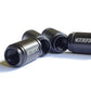 Bigfoot Sasquatch Working Out Tire Valve Caps - Black Aluminum - Set of Four
