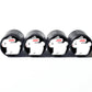 Bunny Rabbit Emoji (Style 2) Tire Valve Caps - Aluminum - Set of Four