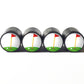 Golfing Emoji - Golf Ball and Pin - Tire Valve Caps - Set of Four