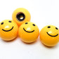 Happy Face - Ball Shaped - Tire Valve Stem Caps - Set of Four