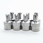 Heavy Duty Metal Slotted Tire Valve Stem Caps - Universal