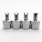 Heavy Duty Metal Slotted Tire Valve Stem Caps - Universal