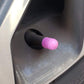 Pink Plastic Valve Stem Caps - Universal, Fits on all Vehicles