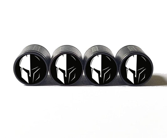 Spartan Warrior Trojan (Style 2) Tire Valve Caps - Aluminum - Set of 4