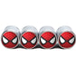 Spiderman Tire Valve Stem Caps - Aluminum - Set of Four